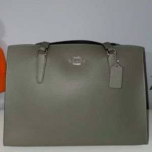 COACH: Olive Green Bag/Tote